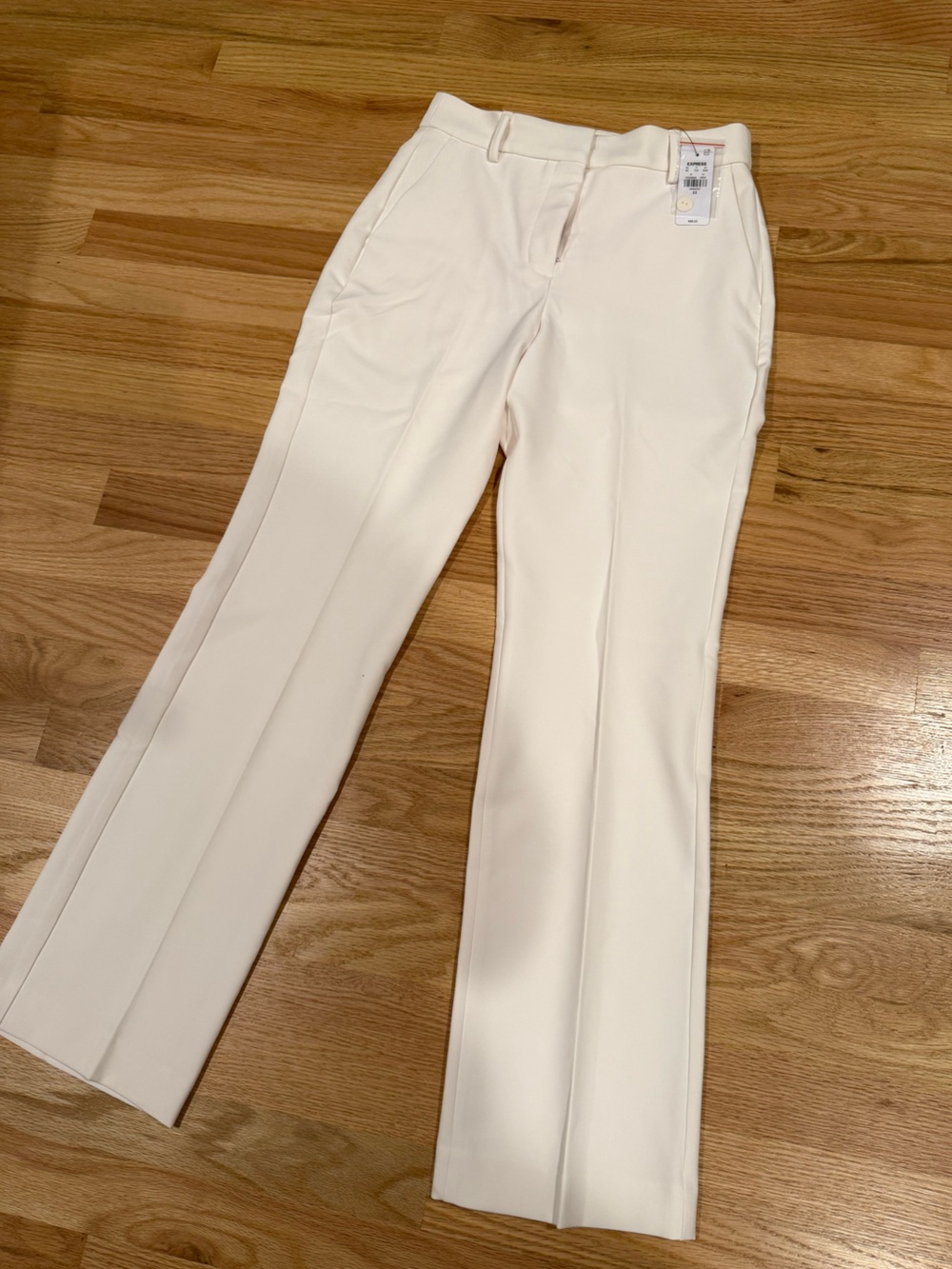 NWT Express Editor Cream Dress Pants - Sz 0S